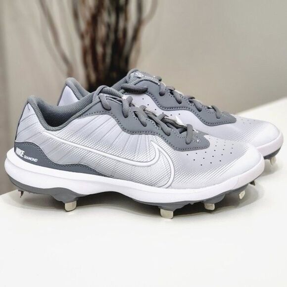 NEW! Men's Nike Alpha Huarache Varsity 4 Low Baseball Cleats / Size 7 - Picture 4 of 11